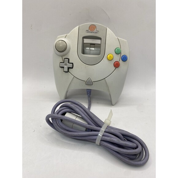 SEGA HKT-7701 Dreamcast Controller - White Tested Authentic Retro - Picture 1 of 3